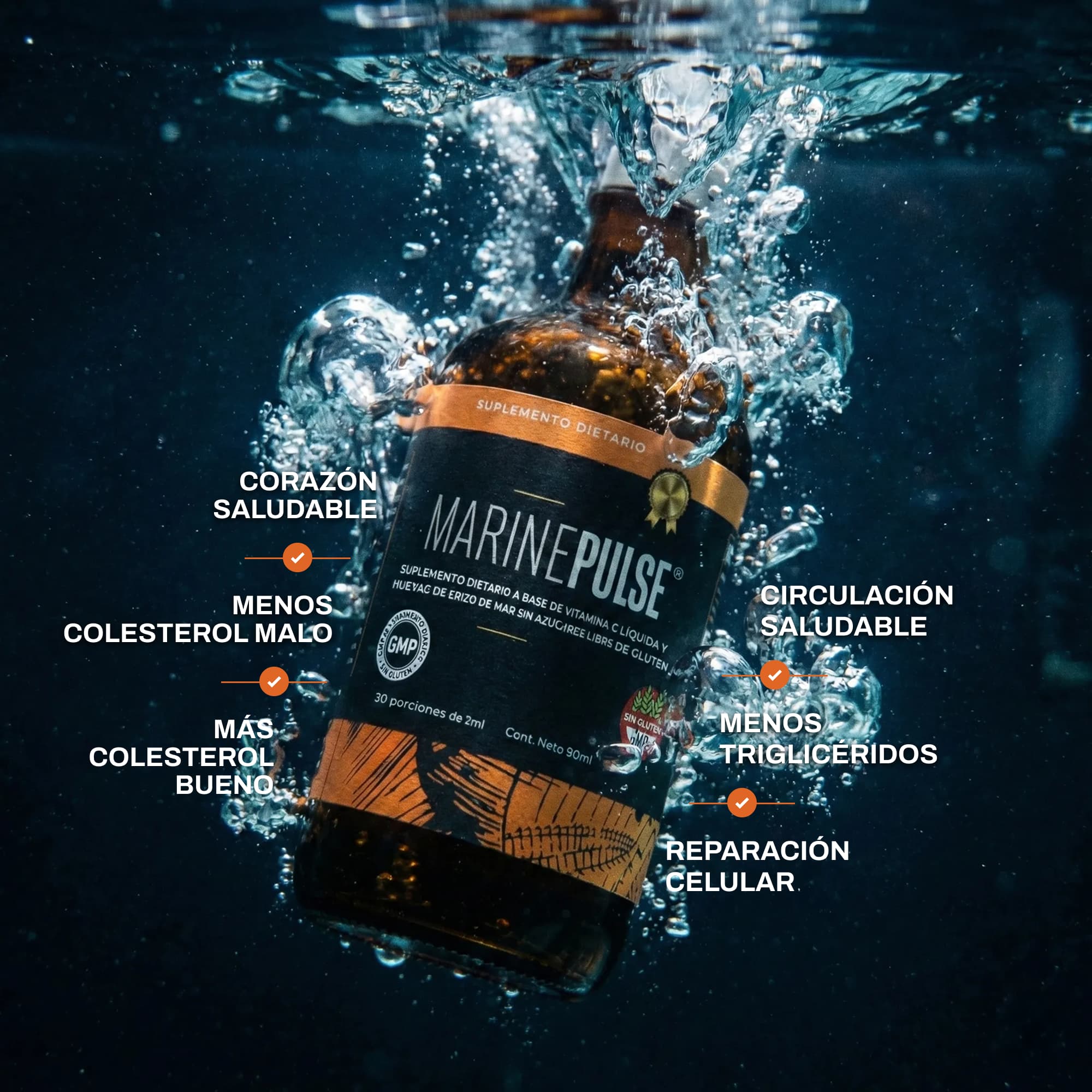 MARINE PULSE® BOTELLA + MARINE FUSION® BOTELLA