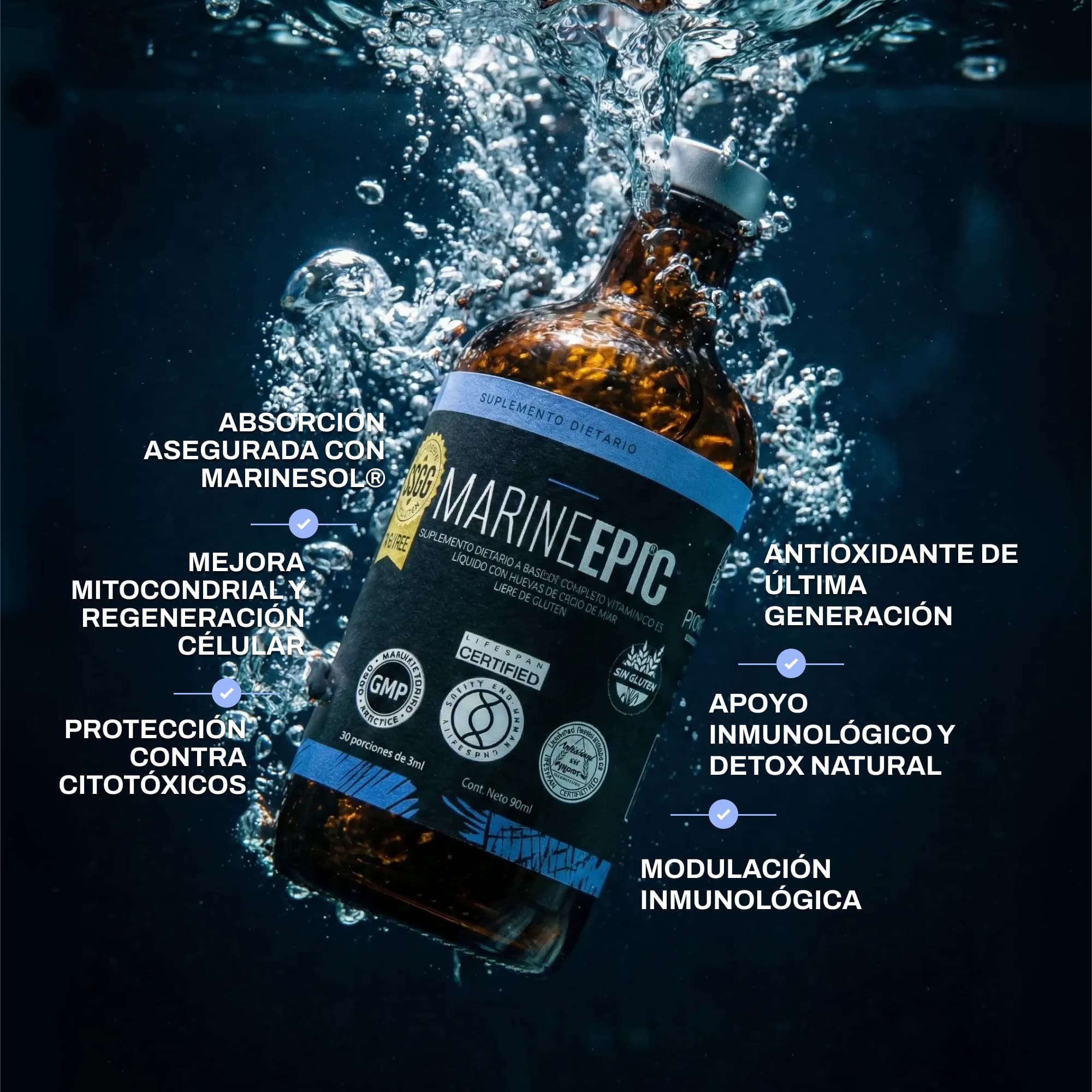MARINE EPIC® BOTELLA + MARINE FUSION® BOTELLA