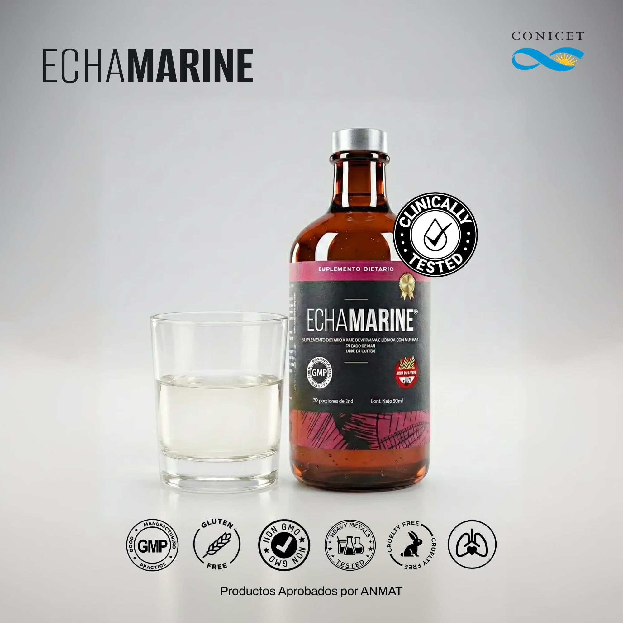 ECHA MARINE® | Defensa celular avanzada para infecciones virales, síntomas complejos y persistentes. Eficacia avalada por ensayo clínico.