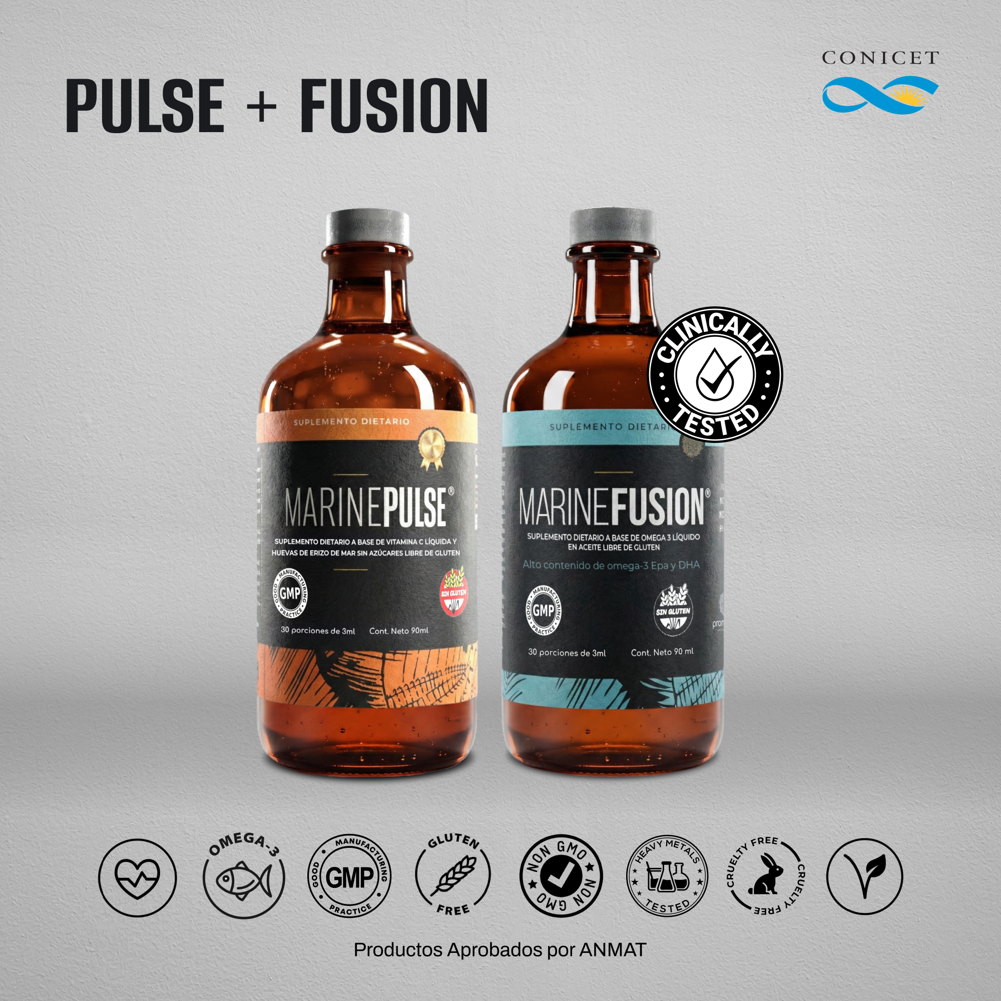 MARINE PULSE® BOTELLA + MARINE FUSION® BOTELLA