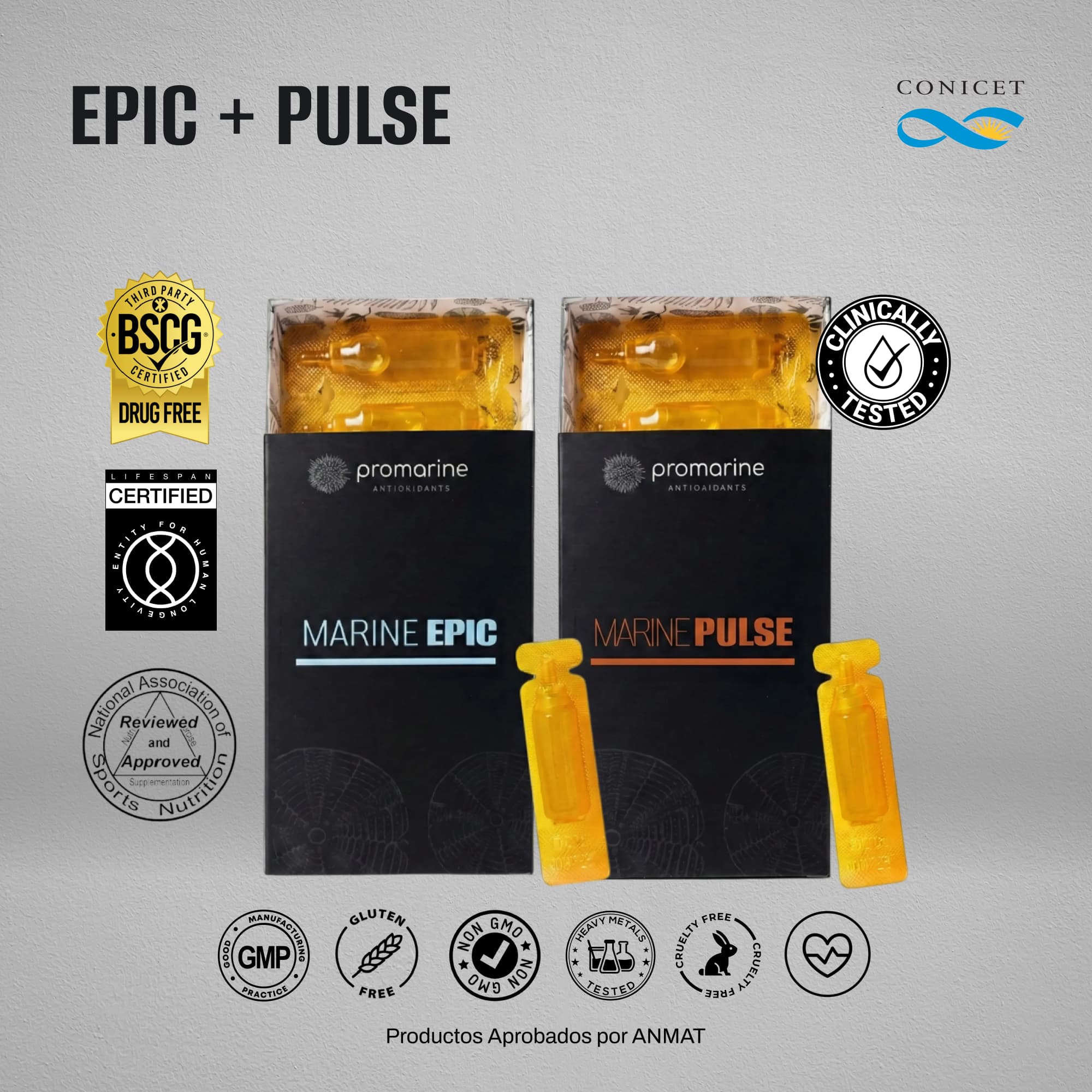 MARINE PULSE® MONODOSIS + MARINE EPIC®  MONODOSIS