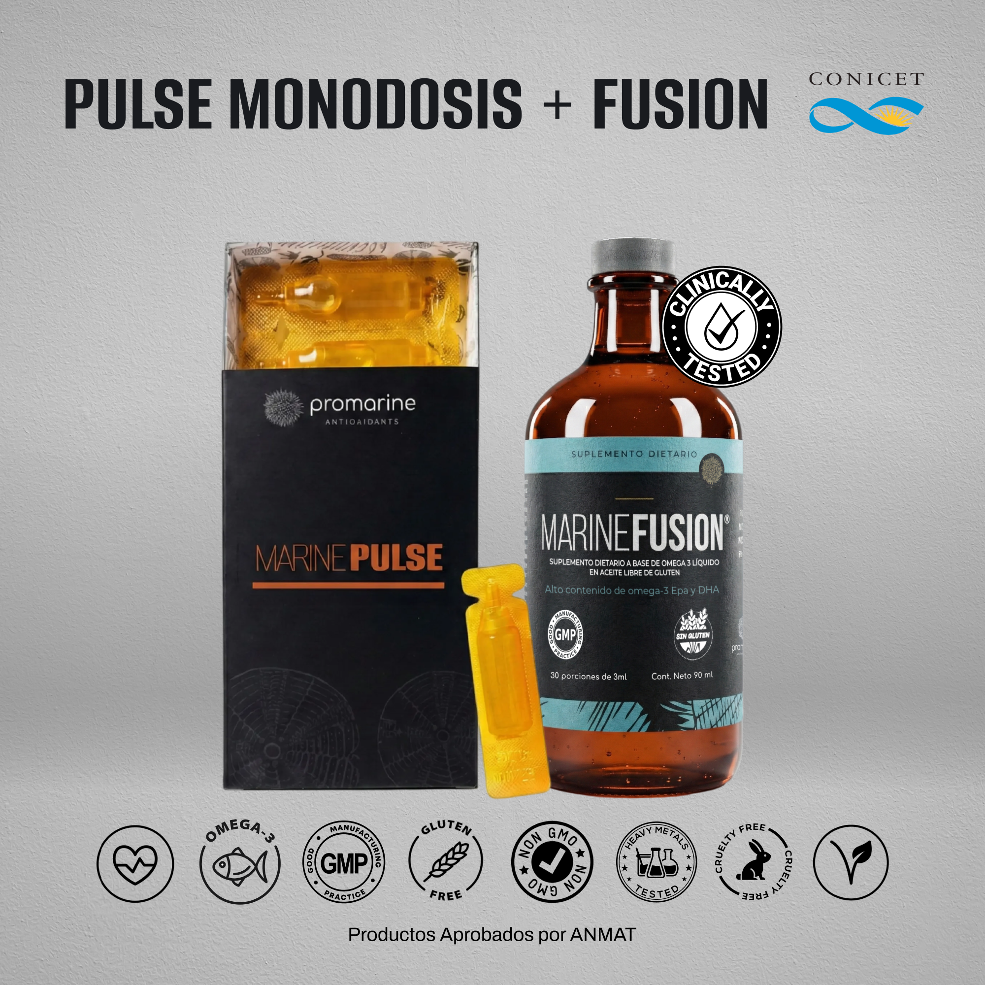 MARINE PULSE® MONODOSIS + MARINE FUSION® BOTELLA