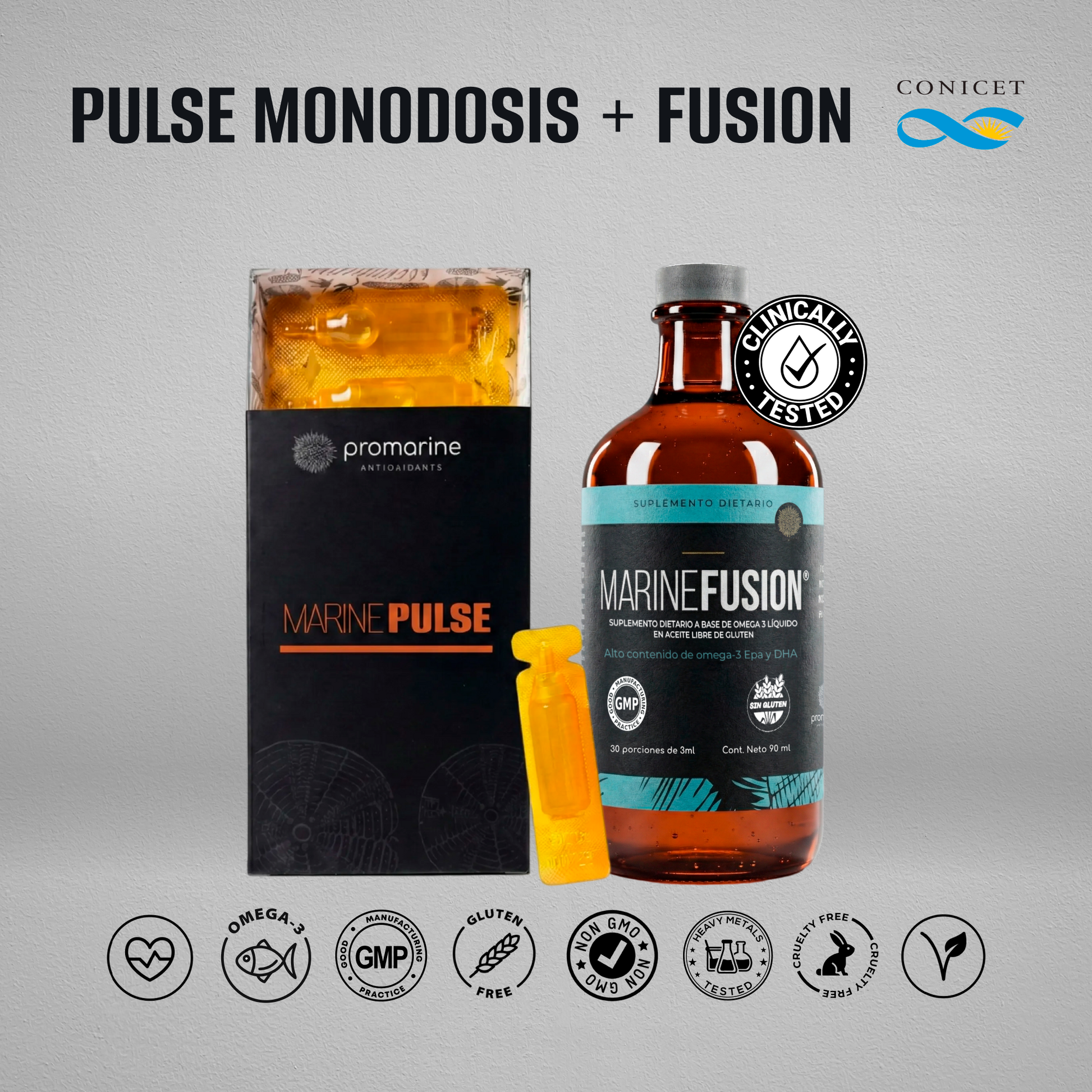 MARINE PULSE® MONODOSIS + MARINE FUSION® BOTELLA