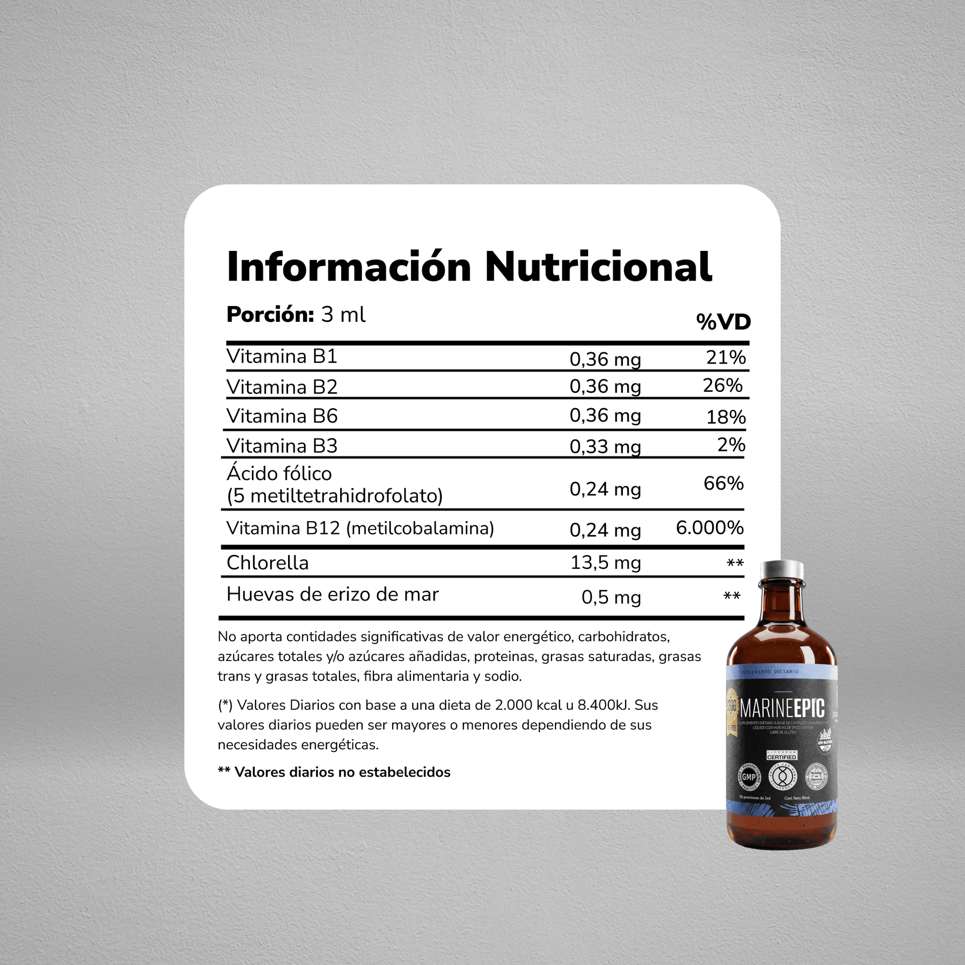 MARINE EPIC® | Energía y defensas para tu día