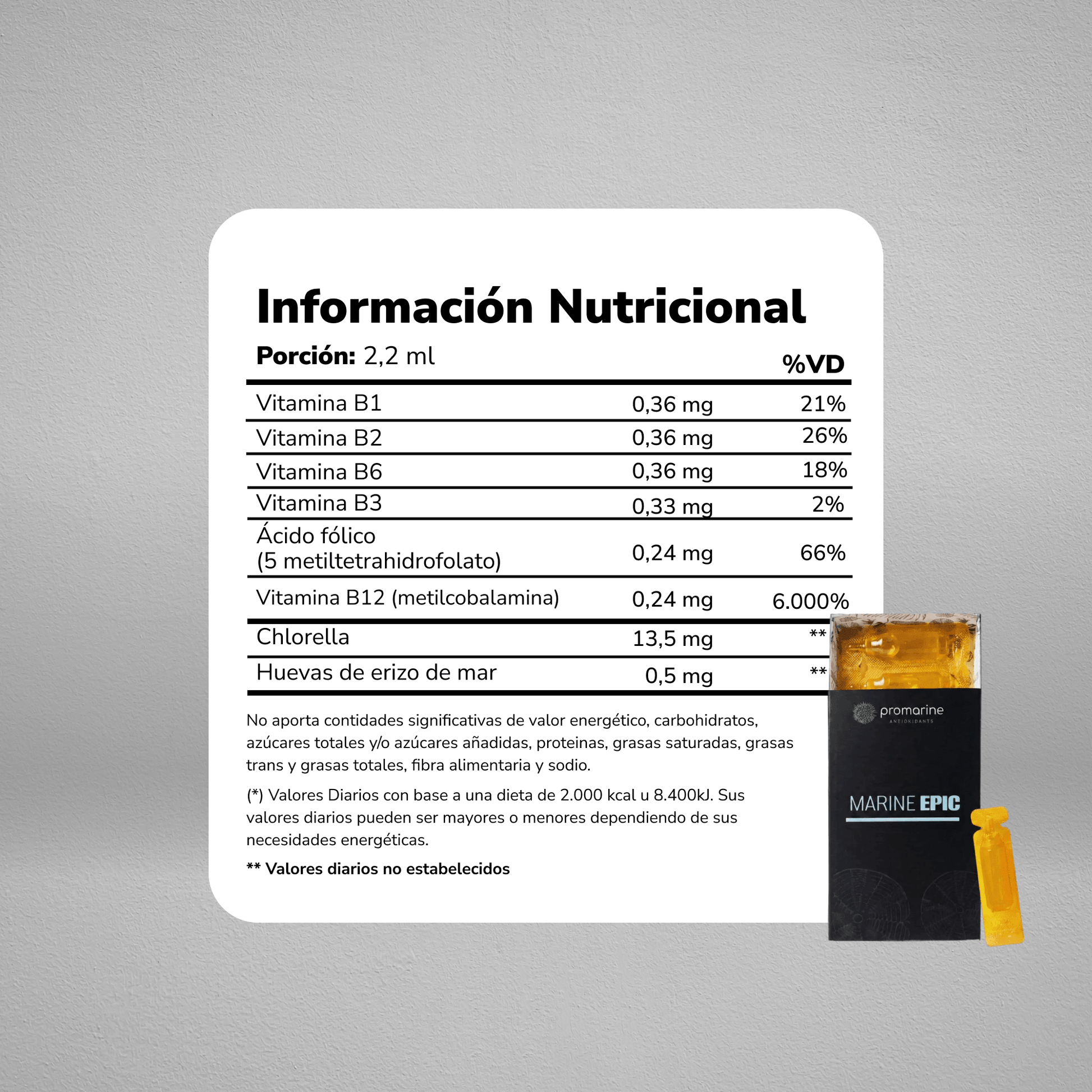 MARINE EPIC® | Energía y defensas para tu día
